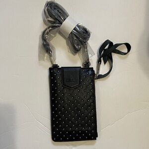 Aimee Kestenberg Black Studded Phone Holster